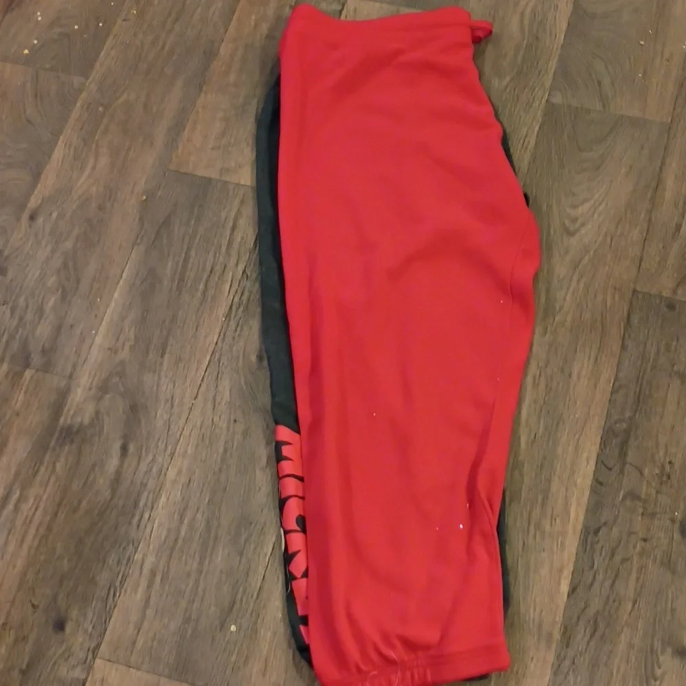 Adults Disney Mickey Mouse Charcoal and Scarlet Joggers - Picture 5 of 9